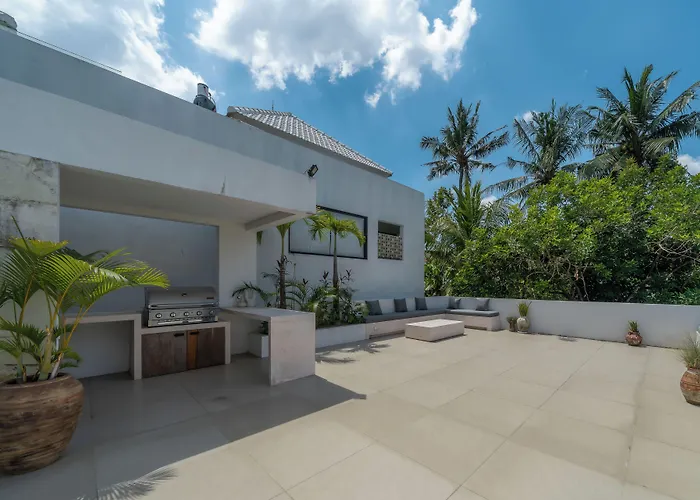 别墅 Dreamscape Haven - Heavenly 2br With Rooftop In Pererenan! 坎古