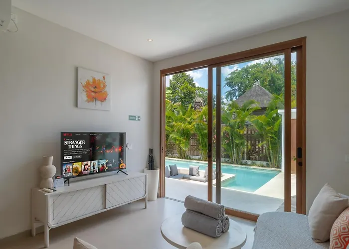 Dreamscape Haven - Heavenly 2br With Rooftop In Pererenan! ヴィラ *